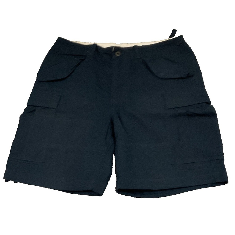 Polo Ralph Lauren 9" Navy Classic Fit Utility Ripstop Cargo Shorts Sz 33w‎